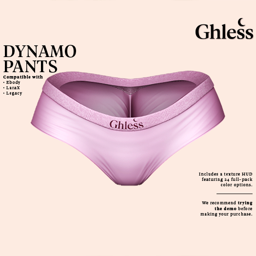 Ghless. Dynamo Panty - Pink