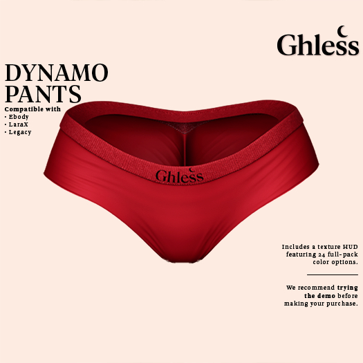 Ghless. Dynamo Panty - Red