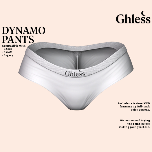 Ghless. Dynamo Panty - White