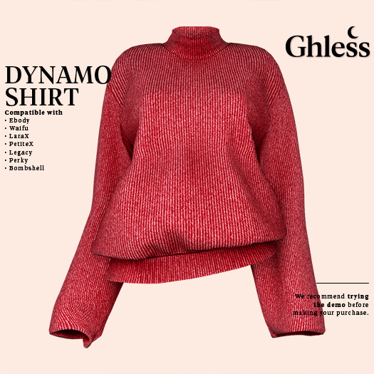 Ghless. Dynamo Shirt - Red