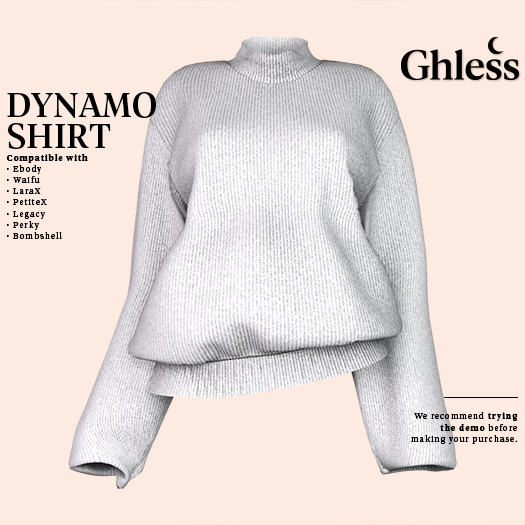Ghless. Dynamo Shirt - White