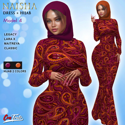 [ConTrato] Naisha Dress Model 4