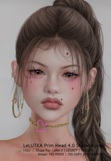 LeLUTKA Prim Head 4.0 Shape Agnes