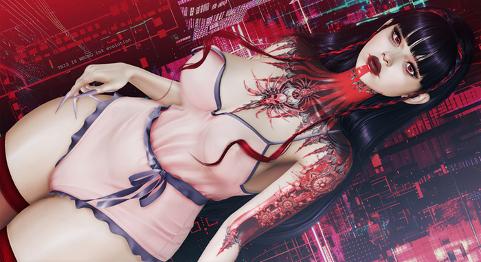THIS IS WRONG Arasaka shine+tattoo 3D - FATPACK 2k textures