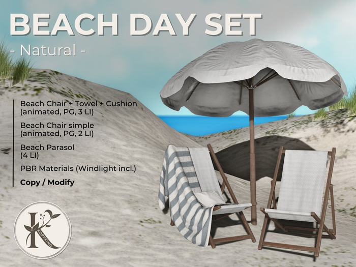 KOPFKINO - Beach Day Set - Natural