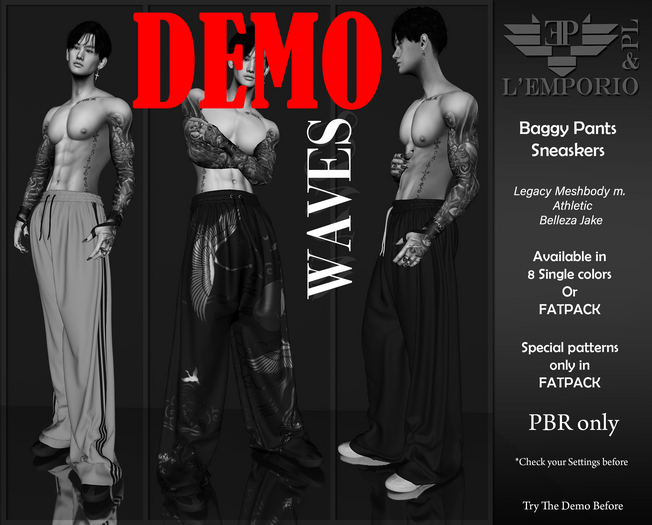 D*E*M*O  L'Emporio&PL ::*Waves*::Trousers&Sneackers