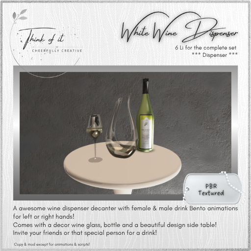 {ToI} White Wine Dispenser