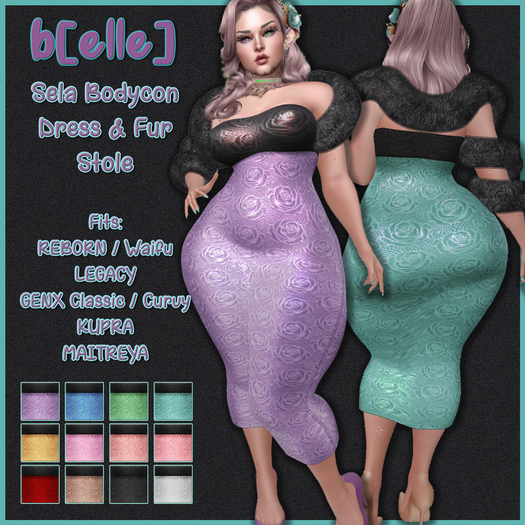 DEMO_b[ELLE] Sela BodyCon Dress w/HUD
