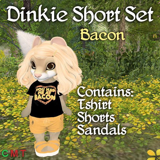 Dinkie Short Set Bacon
