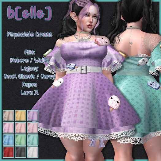 DEMO_b[ELLE] Popscicle Dress (UP)