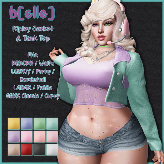 b[ELLE] Ripley Jacket & Tank (UP)