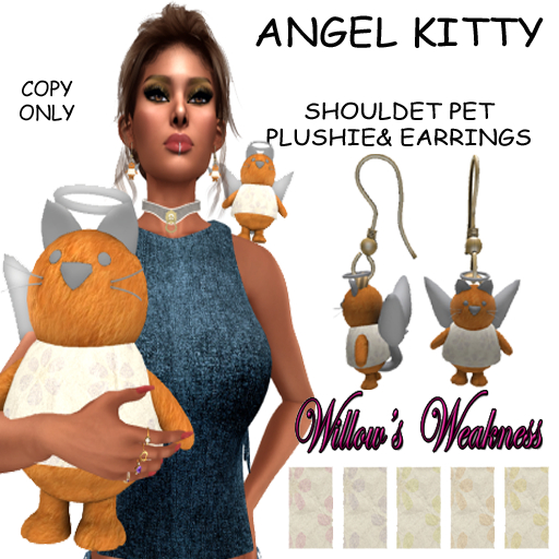 ANGEL KITTY PLUSHIE BOXED SET