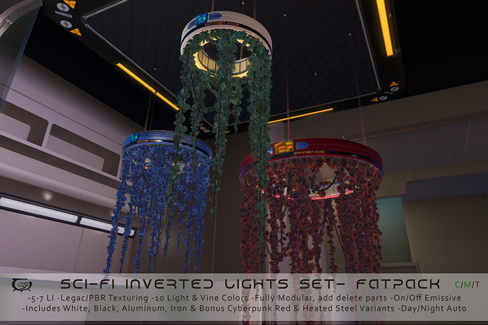 [CC] Scifi Inverted Ring Lights Set- Fatpack