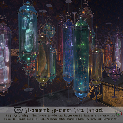 [CC] Steampunk Specimen Vats- Fatpack