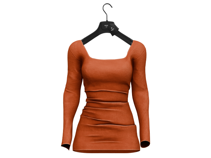 [HUNTT] - Janet Mini Dress - Nectar