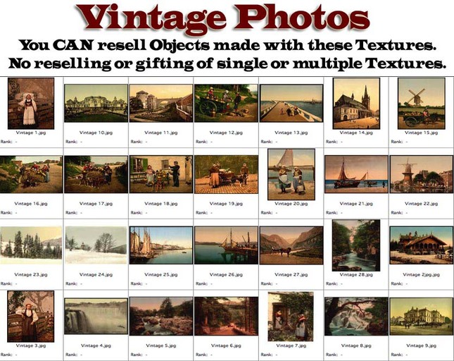 Shabby Chic Vintage Photos - colored black and white