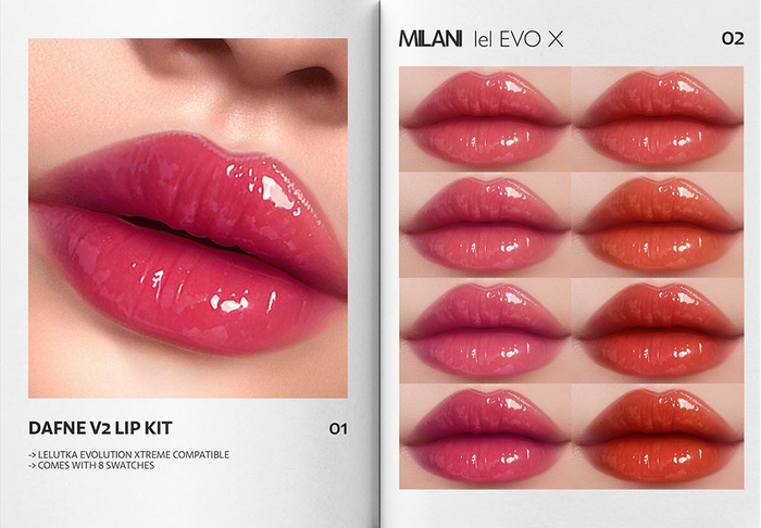 MILANI - "DAFNE V2" LIP KIT / FATPACK