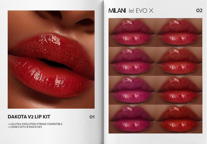 MILANI - "DAKOTA V2" LIP KIT / FATPACK