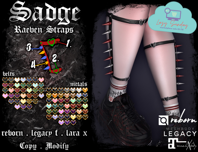 Sadge Raeven Straps