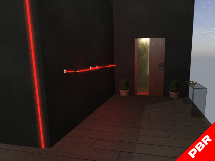 CYBERPUNK LOFT furniture pack - entrance