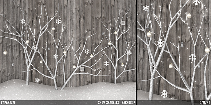 Paparazzi - BACKDROP - Snow Sparkles