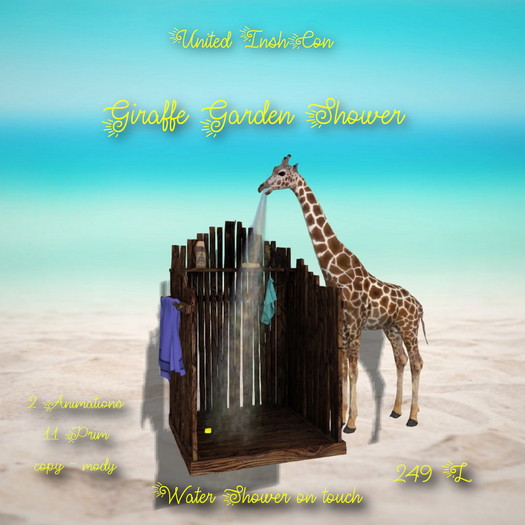 *UI* Giraffe Garden Shower v