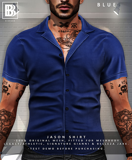 [BB] Jason Shirt - Blue