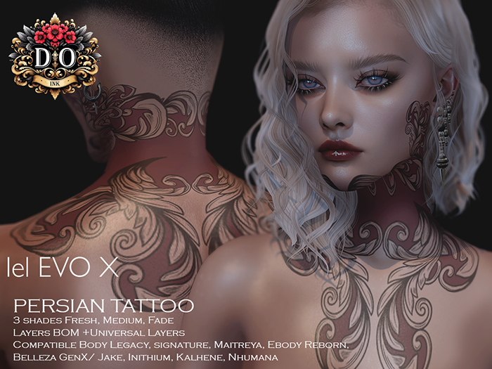 DO INK TATTOO PERSIAN RED
