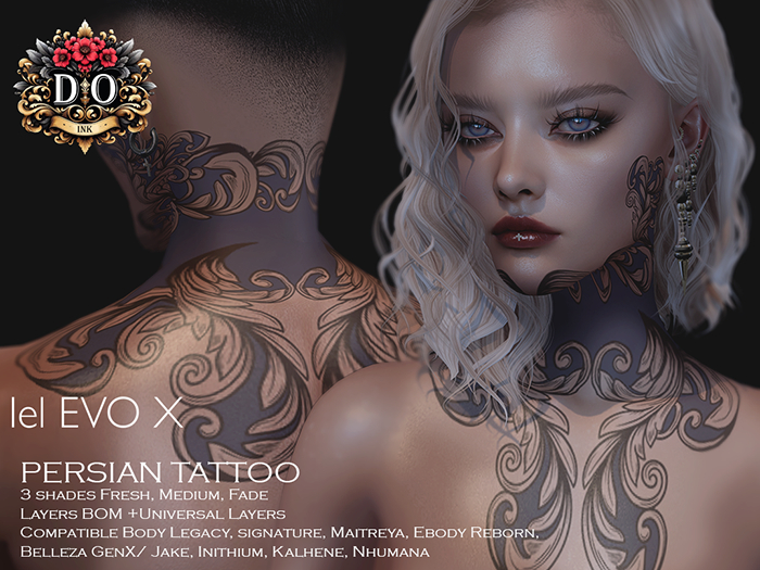 DO INK TATTOO PERSIAN BLUE