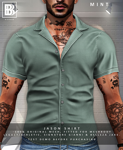 [BB] Jason Shirt - Mint