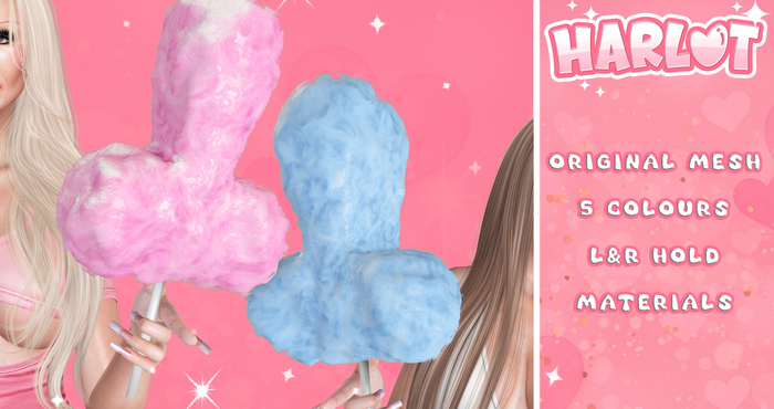 HARLOT - Phallus Floss (Candy Floss Accessory)