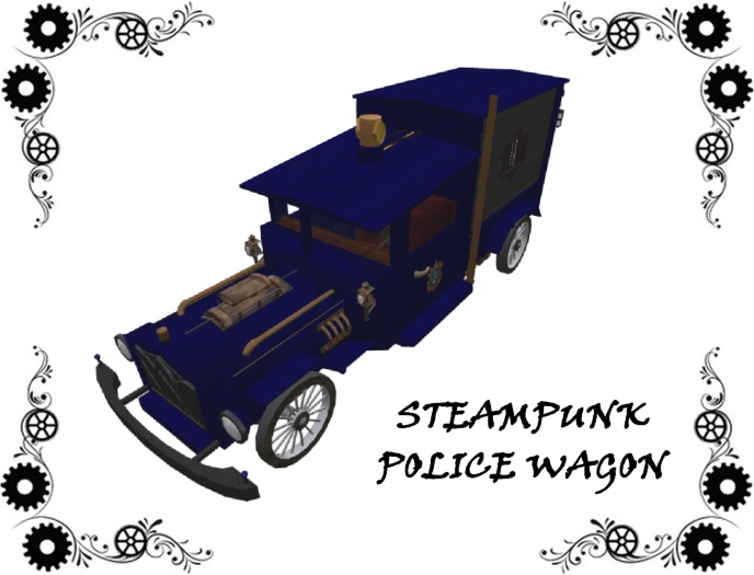 Steampunk Police Wagon