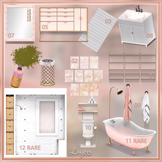 03. LAGOM - Sweetheart Bathroom [Rug]