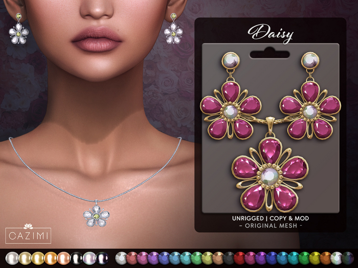 :CAZIMI: Daisy Jewelry Set