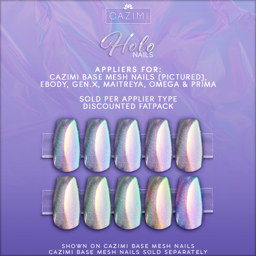 :CAZIMI: Holo Nails - FATPACK