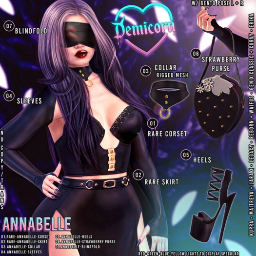 04. ANNABELLE - SLEEVES - DEMICORN