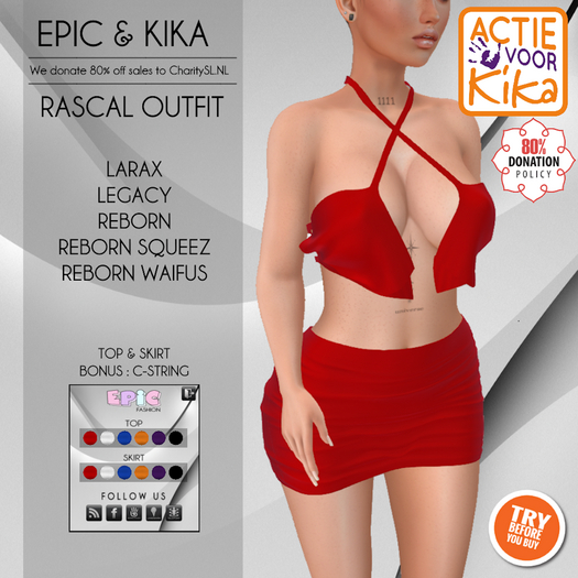 [EPIC KIKA] Rascal Outfit (ADD ME)