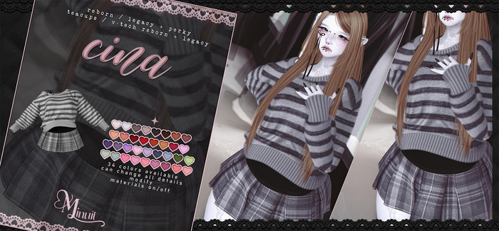 {minuit} Cina Set [Reborn + Add-ons]