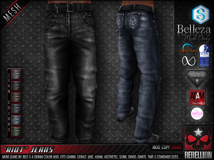= REBELLION = "RIOT" JEANS - DEMO