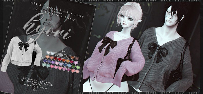 {minuit} Hyori Cardigan [Reborn + Add-ons]