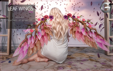 {geek} Leaf Wings Pink Version