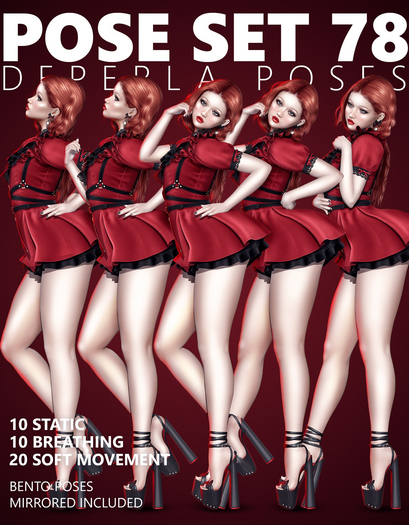 DePERLA POSES - Set 78 Static + Breathing + Soft Movement