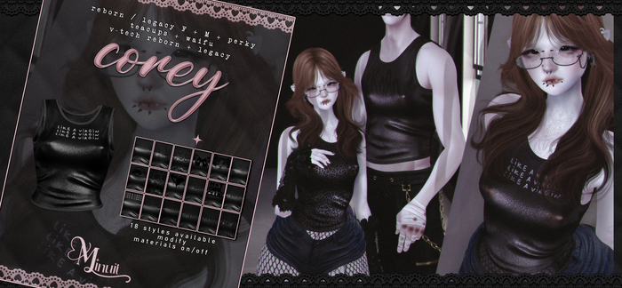 {minuit} Corey Shirt [Legacy + Add-ons]