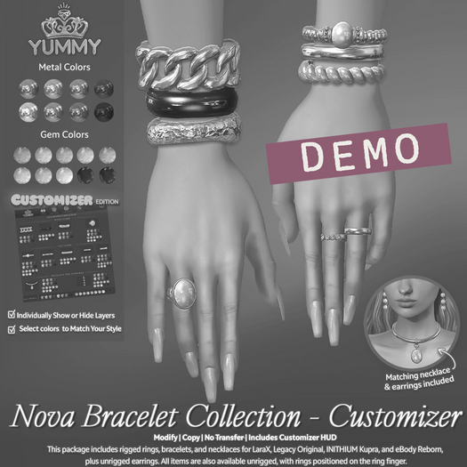 (Yummy) Nova Bracelet Collection DEMO