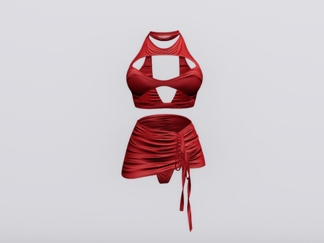 :TTC: - Twistys Jayce Outfit - Red