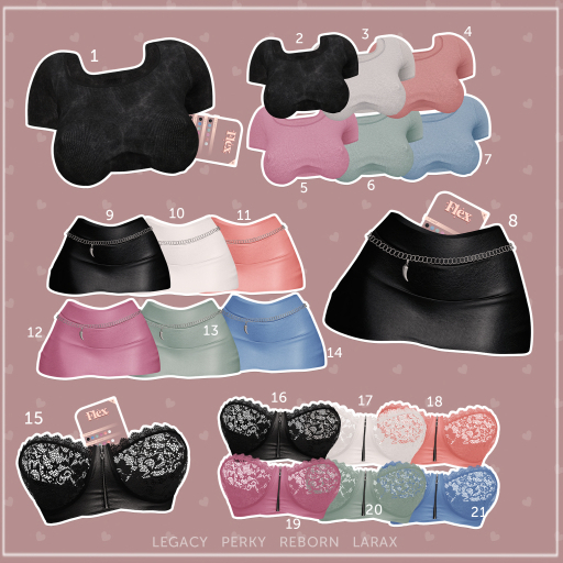 15. flex. Fleur corset - larax - RARE