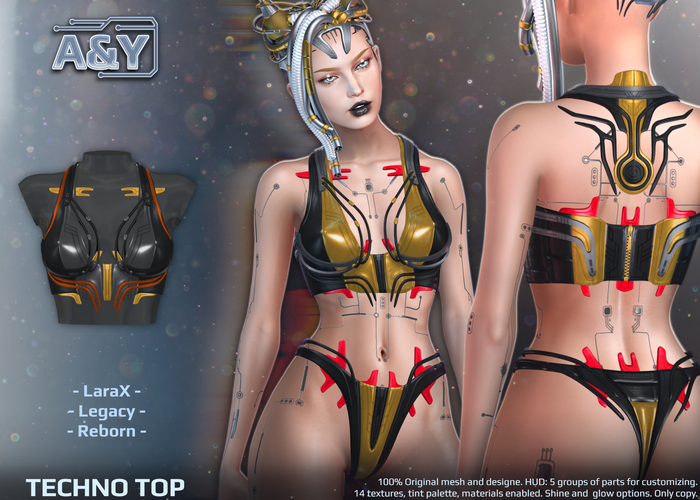 A&Y Techno Top - Black