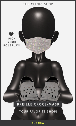 :TCS: Breille - [Set 2] - Mask/Crocs : [Add]