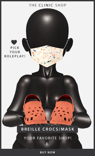 :TCS: Breille - [Set 3] - Mask/Crocs : [Add]