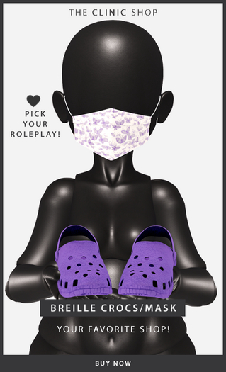 :TCS: Breille - [Set 4] - Mask/Crocs : [Add]